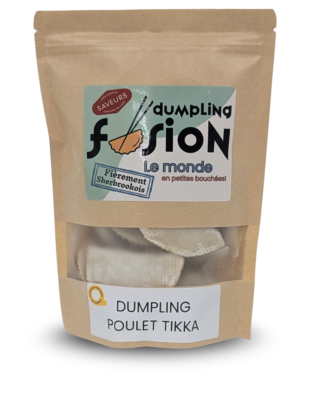 Dumpling Poulet Tikka (un mélange d'épices traditionnelles)