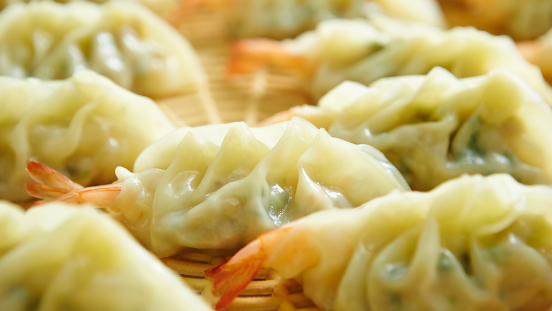 Les dumplings aux crevettes