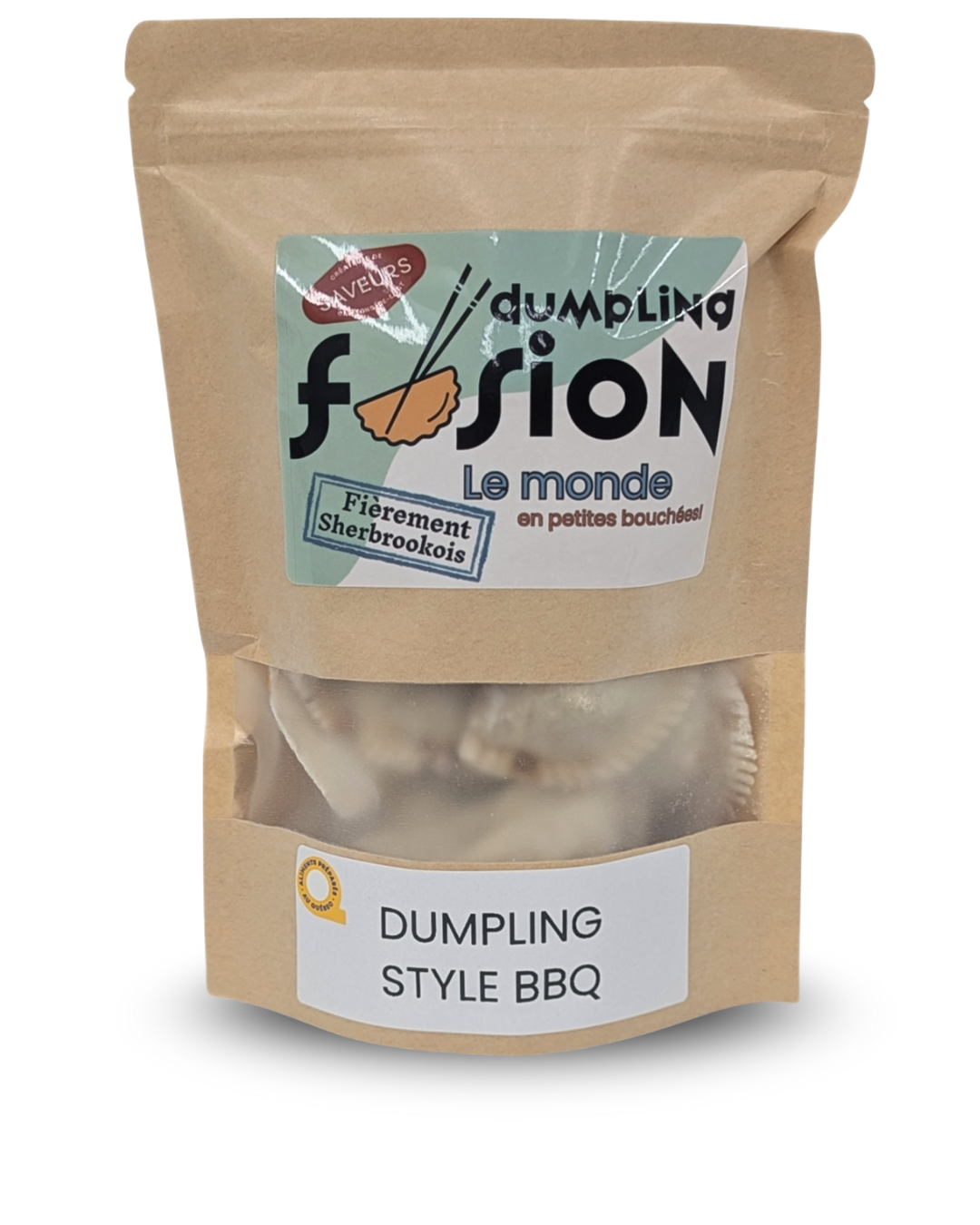 Dumpling Style BBQ (tempeh fumé et sauce BBQ maison)