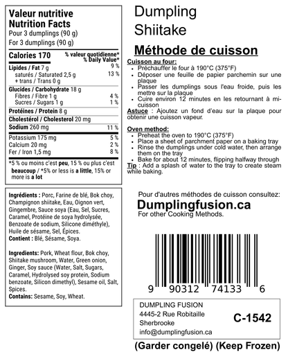 Dumpling Shiitake