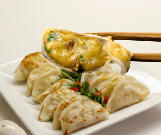 Dumpling Cheddar bacon