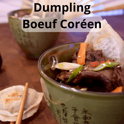 24 dumplings boeuf coréen